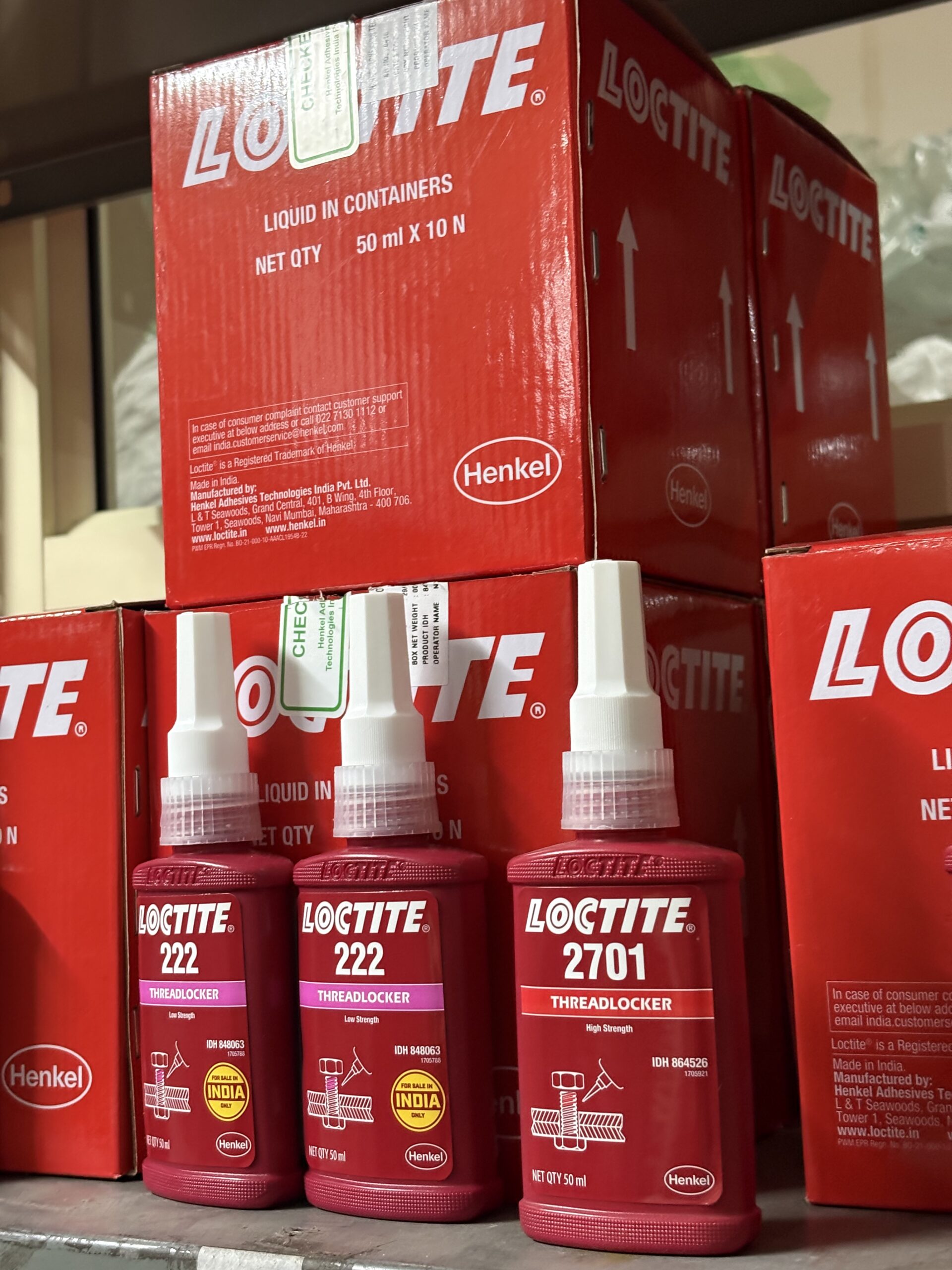 Loctite threadlockers